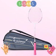 SUSANS Racquet Carrying Bag,  Cherry Full Carbon Fiber Badminton Racket, Professional T800 Strings G