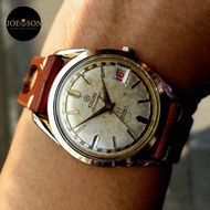 Titoni Airmaster 77J Jewels Rotomatic automatic Patina exotic Tropical pie pan Dial gold coin medal