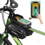 1.5L Bicycle Frame Bag Bike Saddle Bag Bike Bag Touch Screen Bicycle Accessories