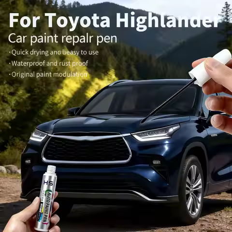 For Toyota Highlander Car Paint Repair Pen Touch Up Scratch Remover DIY Auto Accessories White 089 R