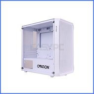 ▧ ✙ ♞ EasyPC | Ovation Hypergate Mesh 3.1 Micro ATX Gaming PC Case Black/White