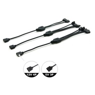 12V 4pin RGB 5V 3p ARGB LEDStrip Cable Splitter Hub Extension Cable