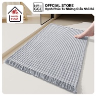 Waterproof Bathroom Doormat Anti-Slip High Quality Textile Fabric with Vintage HYGGE Pattern