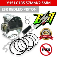 ORIGINAL ESR MOTOR REDLEO RACING FORGED PISTON Y15ZR Y15 15ZR LC135 LC 57MM 2.5MM