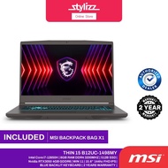 MSI THIN 15 B12UC-1498MY INTEL I7-12650H, 8GB, 512GB SSD, RTX3050, 15.6" 144Hz | B12UC-1499MY /   B1