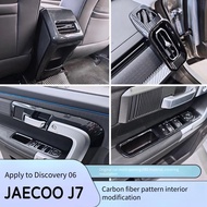 Suitable for JAECOO J7 Steering Wheel Panel Jaecoo 7shs Jaecoo j7 Door Inner Handle Panel