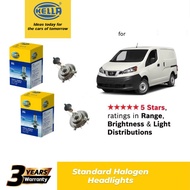 HELLA Standard Halogen H4 Headlight Bulb for Nissan NV200 2012 - Present (1 Set = 2 pcs)