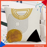 [AM] Throw Pillowcase Minimalism Abstract Pattern Printed Pillowslip with Hidden Zipper Bedding Decoration Soft &amp; Comfy Sofa Cushion Cover Square Pillow Shams Household Supplies