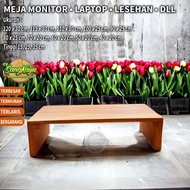 Monitor table, laptop table 115x30x35, multi-purpose table, wooden floor table