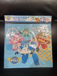 二手POLI拼圖 100片拼圖 一個入 超大加厚 救援小英雄 波力拼圖 卡通拼圖 幼兒拼圖 正版