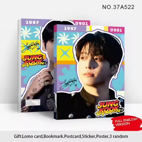 Latest Model BT21 V Kim Taehyung LAYOVER HD Photo Book Kpop Member Solo Photobook ARMY Fans Collecti