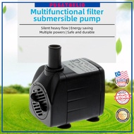 ACAGALA Mini Submersible Water Pump Flow Adjustable Electric Max 600L/H 3.9ft Lift Portable with 6.5