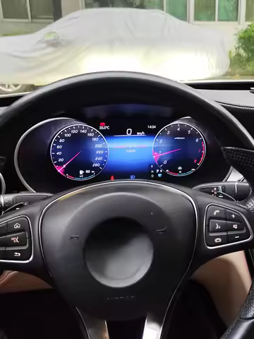 12.3'' Digital Dashboard Cluster For Mercedes Benz C GLC S205 W205 X253 2015-2019 NTG5.0 4.5 LCD scr