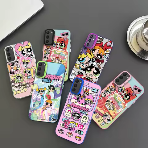 Cute cartoon T-The P-Powerpuff G-Girls FUNDA Phone Case For Samsung Galaxy S24 S23 S22 S21 S20 FE Ul