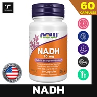 Now Foods NADH เอ็นเอดีเอช 10 mg - 60 Veg Capsules ชะลอการเสื่อมของเซลล์ (*อย.ไทย)