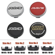 RAYS Wheel Cap 65mm Sport Rim Cap 66mm Hub Cap Wheel Cover Cap 68mm Wheel Centre Cap GRAM VOLK Racin