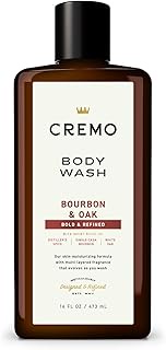 Cremo Rich-Lathering Bourbon & Oak Body Wash for Men, A Sophisticated Blend of Distillers Spice, Fin