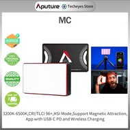 Aputure Amaran MC RGBWW Mini On Camera Video Light, 3200K-6500K,CRI/TLCI 96+,HSI Mode,Support Magnetic Attraction