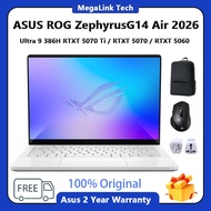 ASUS ROG ZephyrusG14 Air 2026//Ultra 9 386H/RTXT 5070 Ti/14-inch/ROG Zephyrus G14 Air Gaming Laptop