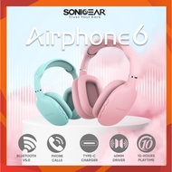 SONICGEAR AIRPHONE 6 RECHARGEABLE BLUETOOTH HEADPHONES WITH MIC | UP TO 10 HOURS PLAYTIME | 1 YEAR WARRANTY