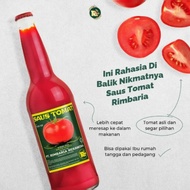 saos tomat rimba ria botol plastik HALAL dan sudah ber BPOM