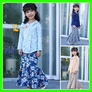 Baju Kebaya Budak Peplum Kurung Moden Baby Blue Baju Raya Budak