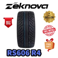 225/45/17 TW240 ZEKNOVA RS606 R4 SEMI SLICK TAYAR PTSTYRE SETAPAK (INSTALLATION & DELIVERY) (100% Ne