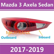 Mazda 3 Mazda3 LED Axela Sedan (2017-2019) Tail Lamp Rear Lamp Tail Light Lampu Taillamp Taillight akhir Lampu belakang Brake Stop light