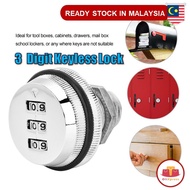 3 digit Combination Keyless Number Password Code Lock Mailbox Cabinet Letter Box Drawer AirBnB Digit