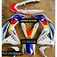 gundam edition coverset dan sticker Honda RS150 / RS 150R V1 V2