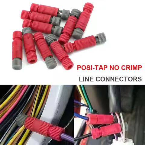 10 Pack RED Posi Tap #PTA2022R 20-22 ga wire connector EX-130RR wire tap Waterproof Reusable