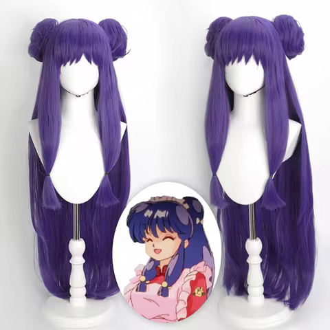 Shampoo Cosplay Wig Messy horse 1/2 synthtic cosply wig Cat hotel clerk Wu Dou Jia separate flower b