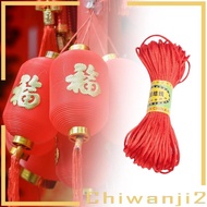 [Chiwanji2] 1.5mm 20M Chinese Knot Thread Satin Cord Red Bead Braided Thread Satin Thread for Necklaces Macrame Bracelets