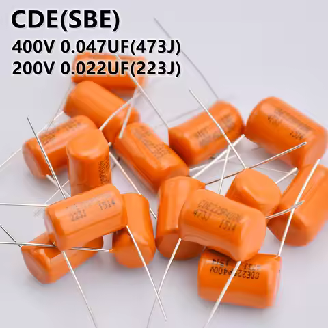 Orange Tone Capacitor ±5% SBE/CDE 200V 0.022UF/400V 0.047UF Guitar Capacitor For Electric Guitar Bas