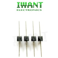 Diode 6A05 6A 50V DIODE SILICON RECIFIER 6A05 6 AMPERE 50VOLT IN6A05 IN 6A05 6A 50 VOLT