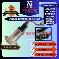 Nissan Fuel Pump Original WALBRO Internal Fuel Pump Japan Halfcut Honda Proton Toyota Perodua Fuel P