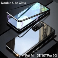 360 Casing For Xiaomi Mi 12T 11 Redmi Note 11 10 Pro 5G 10s 11s 12TPro Note11 Note11s Note10 Note10s Magnetic Phone Case Double Side Glass Hard Flip Coverx