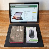 微軟Microsoft surface pro6手提電腦平板電腦商務文書家用學習辦公電腦超輕薄筆記本+平板兩用二合一電腦：Intel Core i5處理器+8GB內存+256GB硬盘+12.3 inc