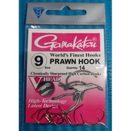 【LS TACKLES】Japan Gamakatsu No9 Prawn Hook Fishing Hook G牌9号虾王钩 japan mata kail udang galah