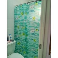 Bathroom shower curtain waterproof with hooks bathroom curtain 170*180cm