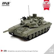 [NAS] Russian tank model T-80U 1/48, Assembly model of Russian tank T-80U scale 1/48