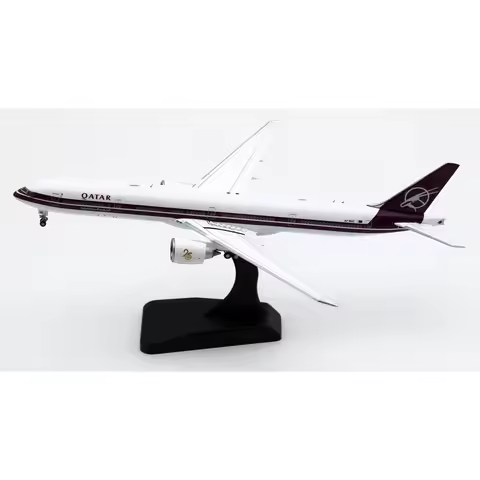 XX40068 Alloy Collectible Plane Gift JC Wings 1:400 QATAR AIRWAYS "Retro Livery" Boeing B777-300er D