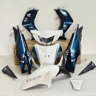 CUSTOM COVER SET LC135 YAMAHA V1 BATIK BLUE (5)