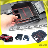 For 2021 - 2023 Toyota Corolla Cross Armrest Box Storage Tray Organiser Car Organizer Coin Pen Wallet Phone Holder ABS