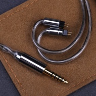 2 Core Silver Plated Copper Earphone Headphone Cable 3.5mm/2.5mm/4.4mm MMCX/0.78 2Pin Upgrade Replac