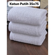 CONTENTS 3 PCS - Xin Ju Yuan PLAIN WHITE Sport Towel size 35 x 75 Hotel Absorbent