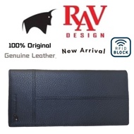 RAV DESIGN Genuine Leather RFID Long Wallet YRW451-G3