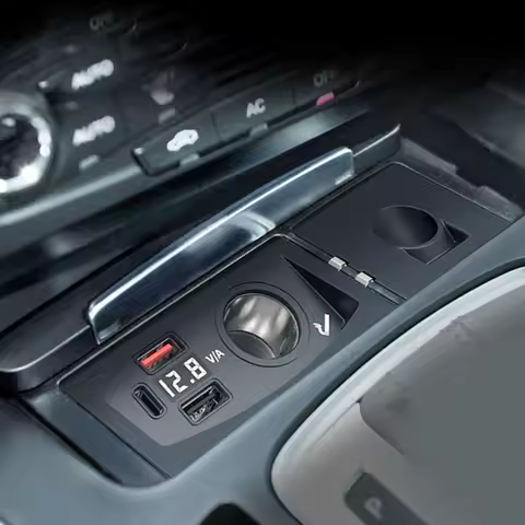 Car Wireless Charger with 15W Fast Charging for For A4 For A4L A5 S4 S5 Q5 B8 Designed to Fit Vehicl
