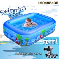 Swimming Pool Kids Swimming Pool Baby Swimming Pool Air Pump Family Size Swimming pool