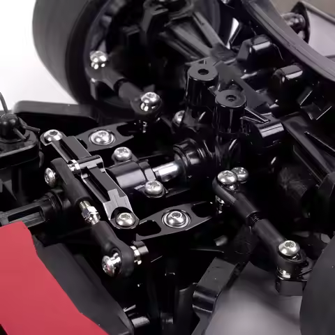 1/10 Aluminum Steering Arms Set w/Bearings & Tie Rod for Tamiya TT-02/TT-02D/TT-02E/TT-02B - RC Upgr